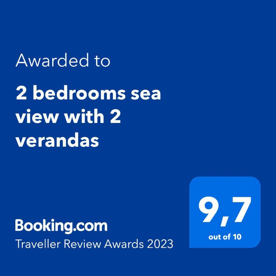 Large Apt 2 Bedrooms Sea View & 2 Balconies Larnaca Eksteriør billede